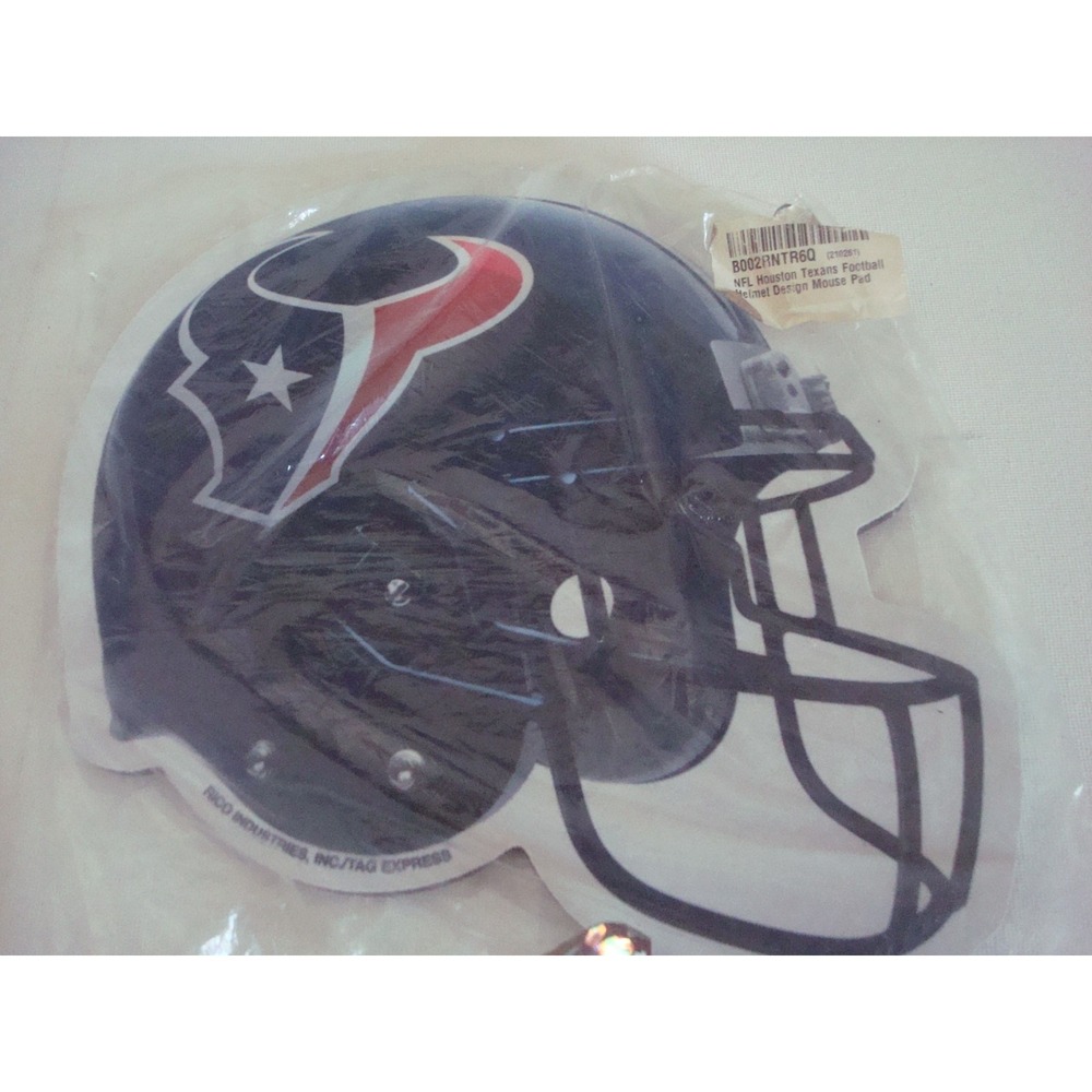 HOUSTON TEXANS MOUSE PAD  DEADSTOCK ‎ VINTAGE T6